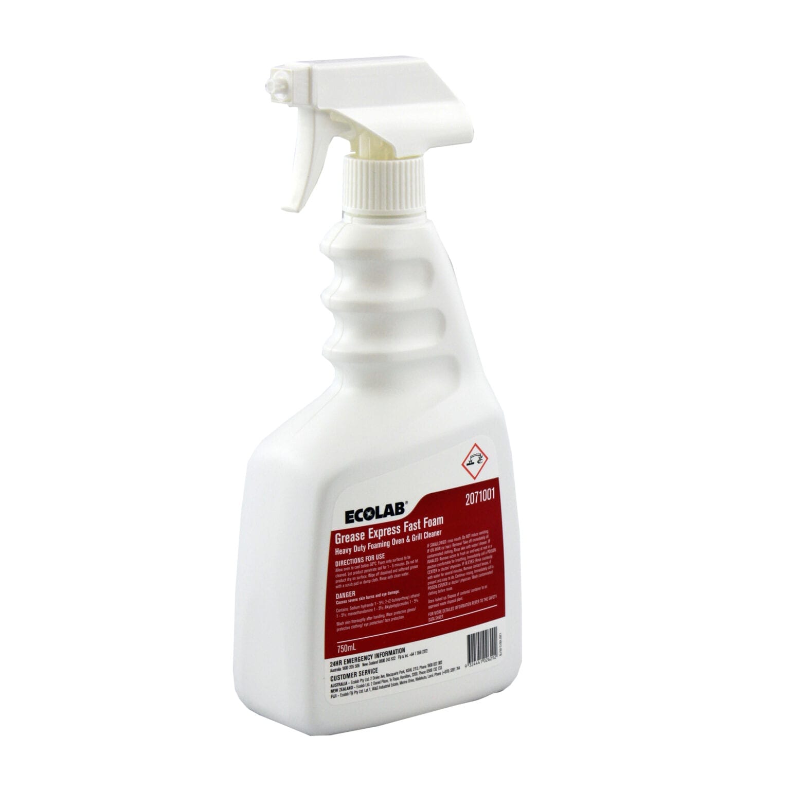 Ecolab Grease Express Fast Foam Ml Rapidclean Nz