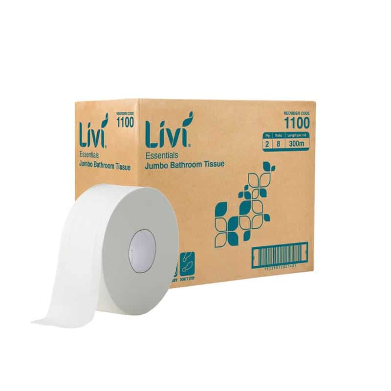Livi Essentials jumbo Toilet Paper 2ply - 1100