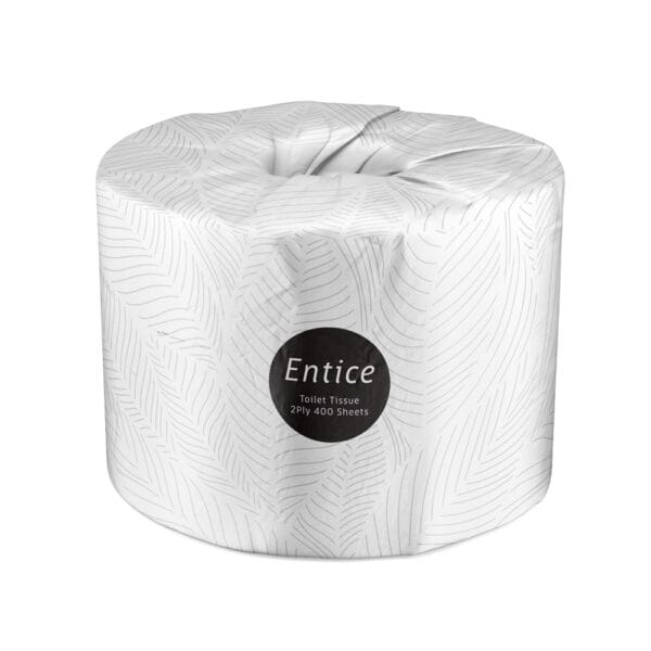 Entice 2-Ply 400 Sheet Toilet Tissue - Image 2