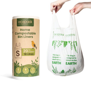 Ecopack 18L Small Compostable Bin Liners