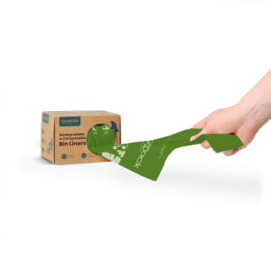 Ecopack 27L Medium Compostable Bin Liners Bulk Box