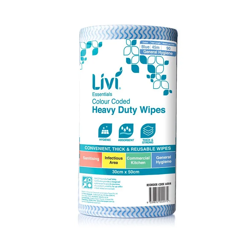 Livi Colour Coded Commercial Wipes - Image 2