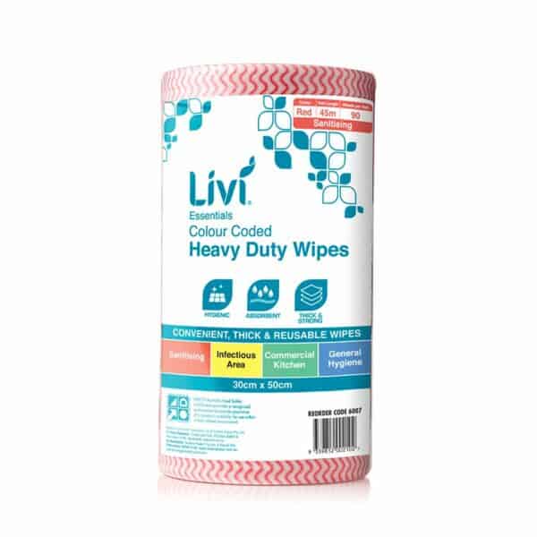 Livi Colour Coded Commercial Wipes - Image 5
