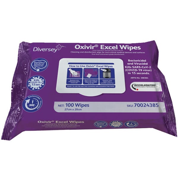 Diversey Oxivir Excel Wipes