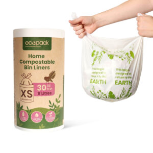Ecopack 8L Extra Small Compostable Caddy Liners
