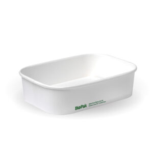 BioPak White BioBoard Takeaway Bases
