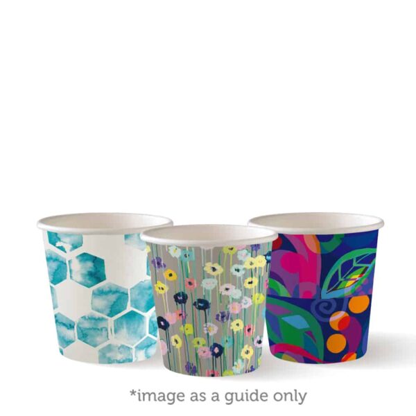 BioPak Art Series Single Wall Hot Cups
