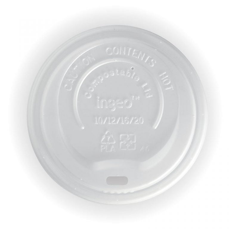 BioPak Compostable Hot Cup Lids