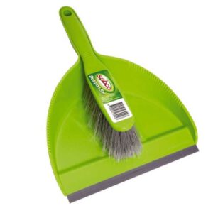 SABCO DUST/PAN BRUSH SET - GREEN