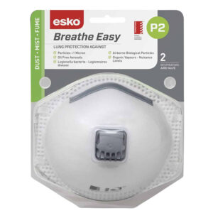 Esko Breathe Easy P2 Valved Mask 2 Pk
