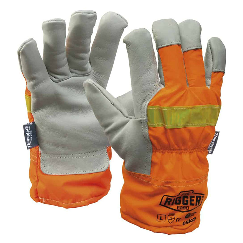 Esko Rigger Premium Cowhide Reflective Glove