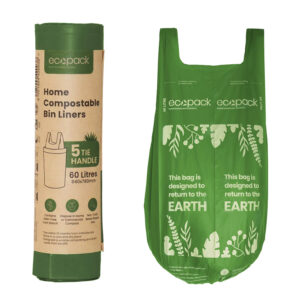 Ecopack 60L Compostable Bin Liners