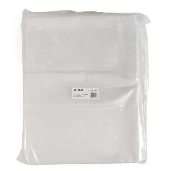 Corepack 80L Garbage Bin Liners (Transparent)