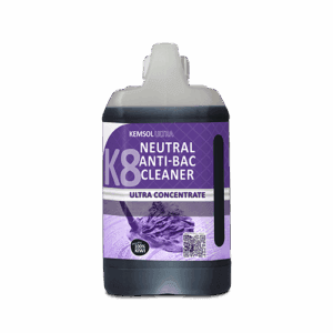 Kemsol K8 Neutral Antibacterial Cleaner - Ultra Concentrate