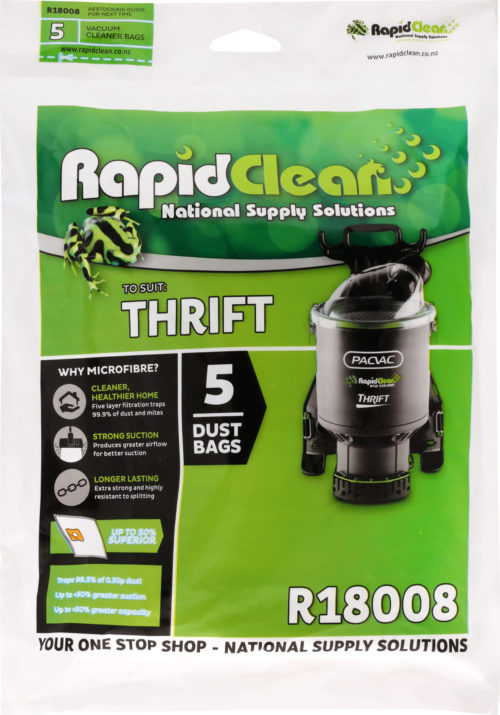 RapidClean Thrift Vacuum Dust Bags RapidClean NZ