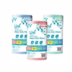 Livi Colour Coded Commercial Wipes