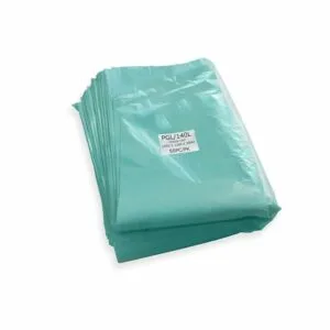 NZ Made Green Tint 140L Rubbish Bags