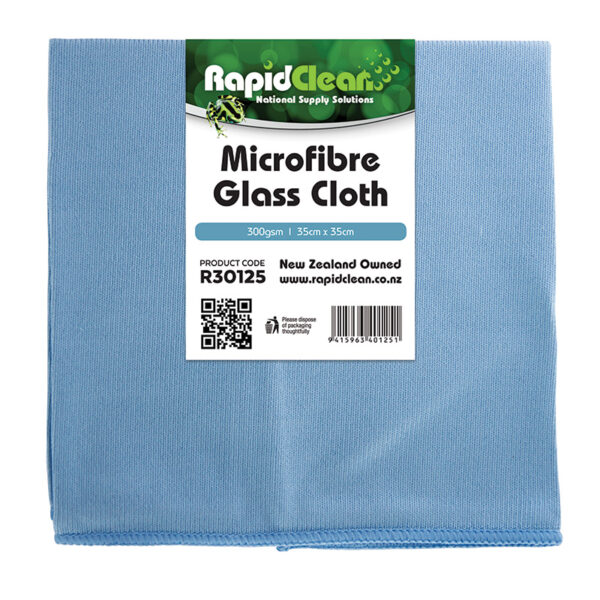 RapidClean Microfibre Glass Cloth Blue