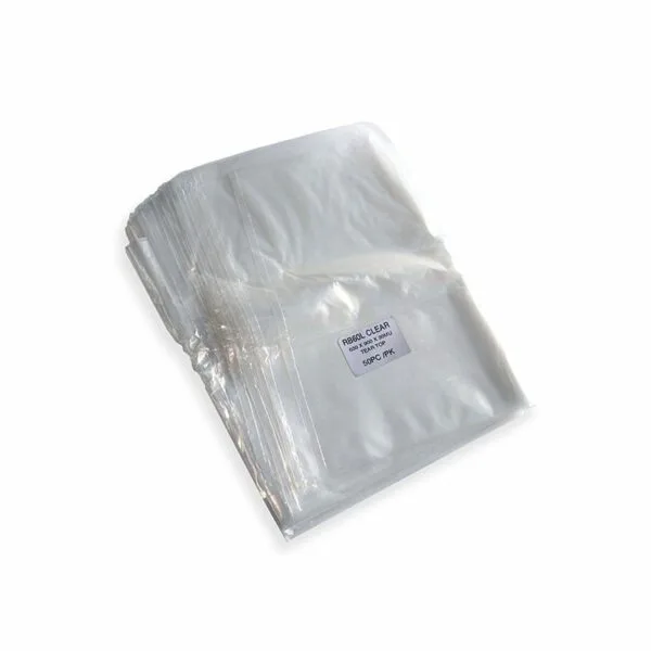 NZ Made 60L Clear Rubbish Bags