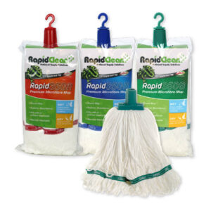 RapidClean Premium Microfibre Round Mops 350g