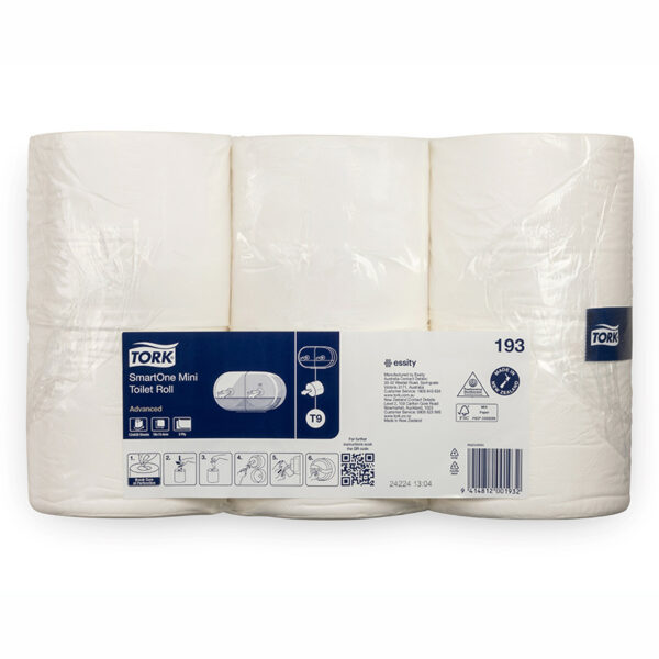 Tork SmartOne Mini Toilet Roll 2ply Advanced NZ - Image 2