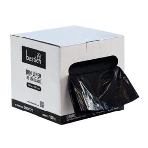 Bastion Bin Liner on a Roll Black